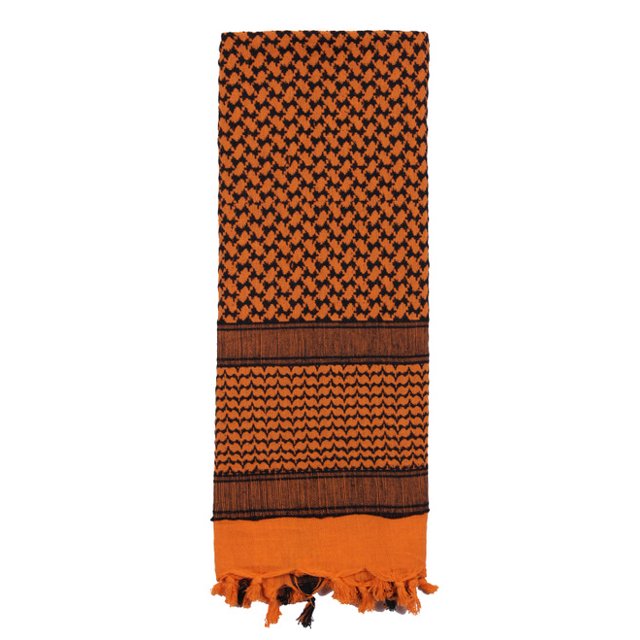 Rothco Foulard Keffiyeh Tactique Désert Shemagh - Orange