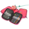 thumbnail image 3 of 100Pcs/22Pcs DIY 22 Sizes Crochet Hooks Needles Stitches Knitting Craft Case Crochet set Weaving Tools Sewing Tools, 3 of 7