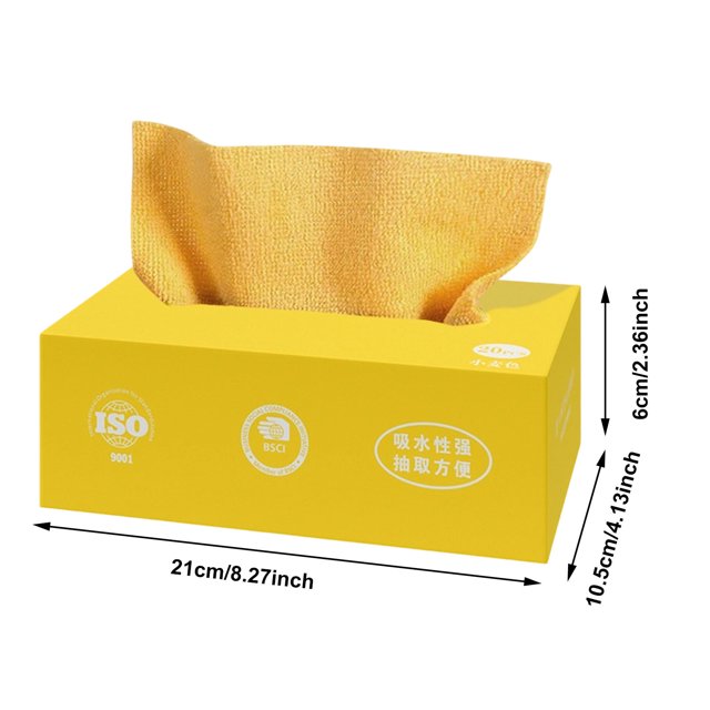 Thickened Disposable Kitchen Cloth, Washable Pull-Out Cleaning Wipes for Dry and Wet Use, Reusable Dishcloth for Kitchen and Home Cleaning