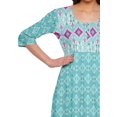 thumbnail image 3 of Moomaya Kurti Ligne A pour Femmes Kurti Longue Imprimée Robe Haut Indien pour Femmes, 3 of 5
