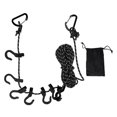 thumbnail image 2 of Windproof Laundry Clothesline Portable 5m Long Outdoor Hanging Rope with 7 Hooks for Laundry Camping Hanging Lights, 2 of 7