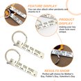 thumbnail image 2 of MasteelfCA Couple's Key Chain Valentine's Day Gift Key Ring for Boyfriend Girlfriend, 2 of 7