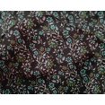 thumbnail image 4 of oneOone Silk Tabby Fabric Leaves & Floral Block Printed Fabric 1 Yard 42 Inch Wide, 4 of 4