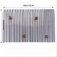 thumbnail image 2 of TIELUTT Rideau Déflecteur de Vent pour Climatiseur Motif Floral Tissu Polyester pour Rideau de Douche 76 Pouces de Long Rideaux Anti-Lumière Rideaux 70 de Large Rideaux Neutres pour Salon Pan de Rideau 96 Po, 2 of 5