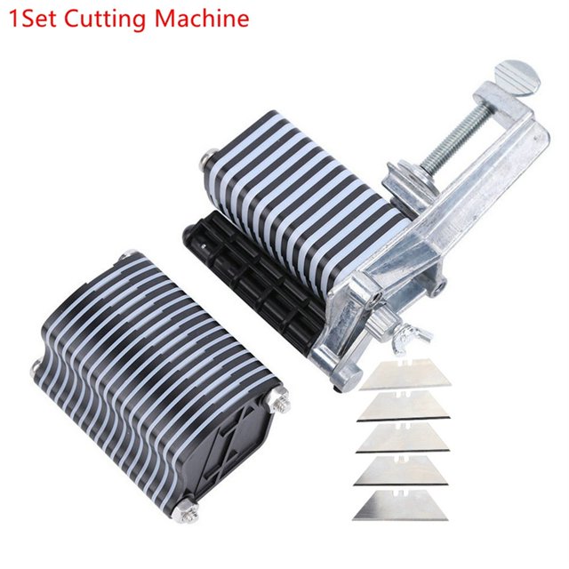 2.5MM/4MM Wide Leather Table Top Lace Cutter For Fringe Braiding Strip Belts Ribbon Lace Cutting Machine Leather Craft Knife ,Easy to Use