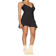 thumbnail image 2 of Ladies‘ Mini Cami Dress with Spaghetti Straps and V-Neckline in Irregular Hem Design, 2 of 5