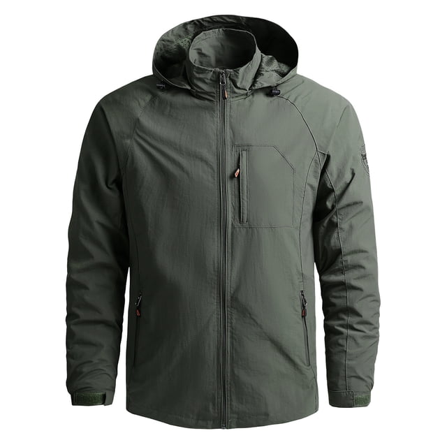 CEHVOM Veste Mince pour Homme Coupe-Vent de Sport Décontractée à Capuche