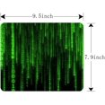 thumbnail image 5 of Gaming Mouse Pad Matrix Style Coding Design NonSlip Rubber Base Rectangle Personalized Mousepad for Computers, Laptop, Office, Home 9.5x7.9 Inch TechInspired Elegance, 5 of 5
