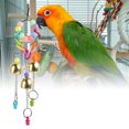 thumbnail image 4 of Bird Bells Toy, Bite Resistant Relieve Anxiety Bird Swing Bells Toy Attractive Healthy  For Parrots, 4 of 8