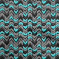 thumbnail image 1 of oneOone Silk Tabby Turquoise Blue Fabric Geometric Fabric For Sewing Printed Craft Fabric By The Yard 42 Inch Wide, 1 of 5