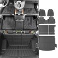 thumbnail image 1 of powoq Hybrid Floor Mat Compatible with 2017-2022 Honda CRV Cargo Mat Backrest Liner Trunk Mat Replacement for 2017-2022 Honda CRV Accessories (Fit 17-22 Hybrid Model Trunk+Backrest+Floor Mat), 1 of 5