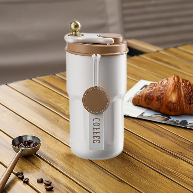 Boovnll Portable Car Carrying Coffee Mug Student Walkingmugstainless Steel Coffee Insulated Mug Multi-Color Available Fashionable and Versatile Must-Have