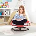 thumbnail image 2 of Costway Chaise Pivotante Sensorielle pour Enfants avec Base en Métal Antidérapante pour Enfants Autistes Intérieur Extérieur Pétale Rouge, 2 of 10