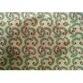 thumbnail image 4 of oneOone Cotton Silk Fabric Leaves & Swirl Block Print Sewing Fabric BTY 42 Inch Wide, 4 of 4