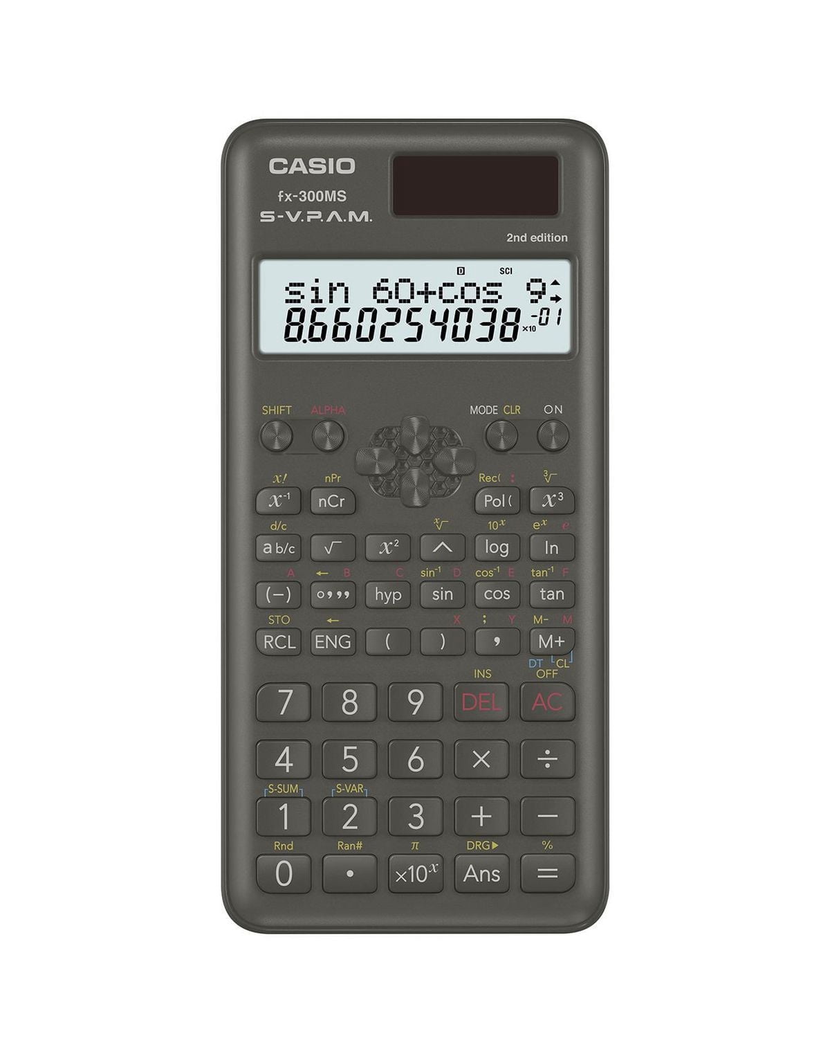 CASIO fx300MSplus2, 2-line scientific calculator