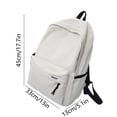 thumbnail image 2 of Meitianfacai Large Capacity Backpack for Student ,Business Anti Theft Slim Sturdy Laptops Backpack, Water Resistant College School Computer Bag Gift for Men & Women Fits 16 in Notebook, White, 2 of 5