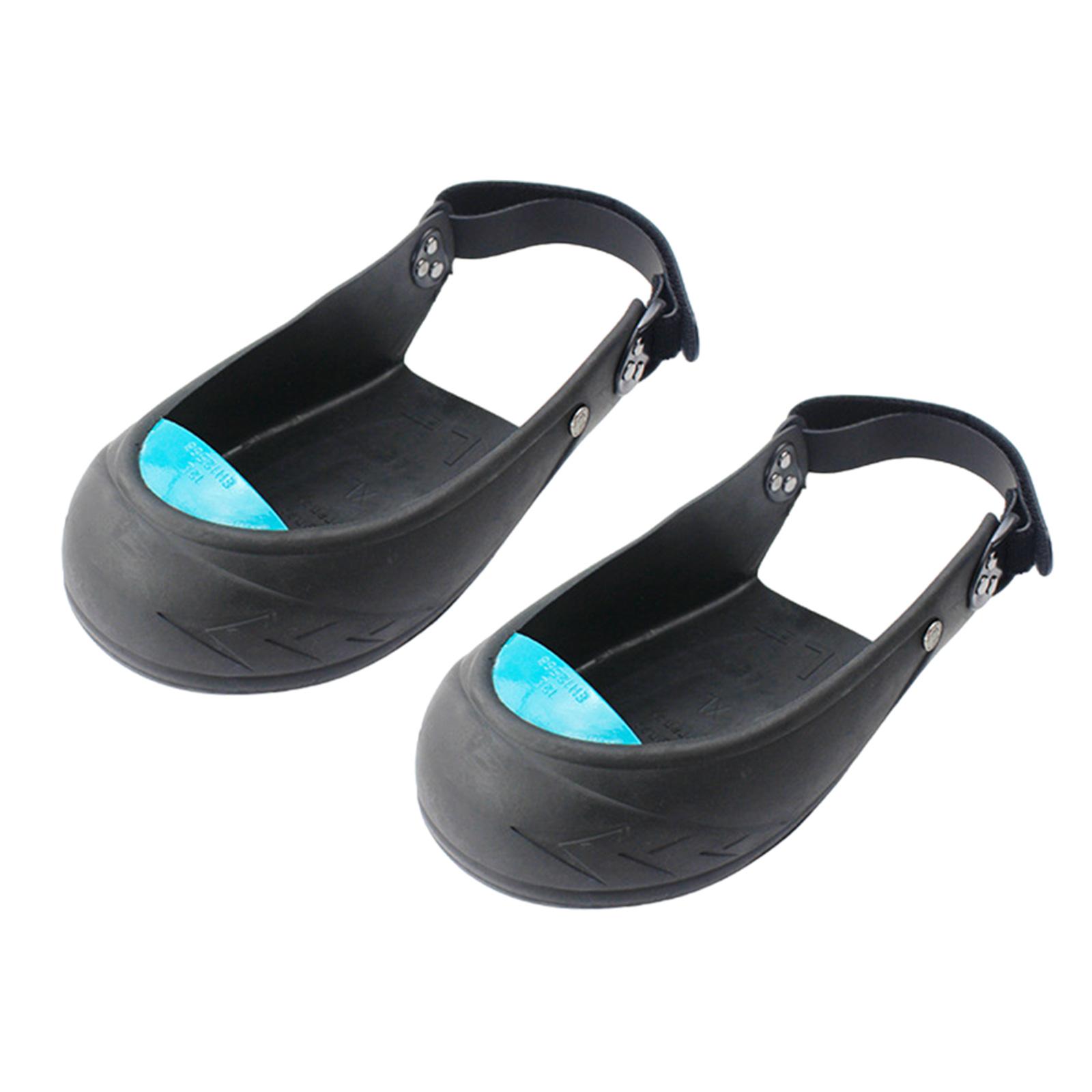 koolsoo 2 Pieces Overshoes Cover Rubber Anti Kick Shoe Covers Toe Shoe Covers XL