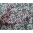 thumbnail image 4 of oneOone Silk Tabby Fabric Leaves & Floral Block Fabric Prints By Yard 42 Inch Wide, 4 of 4