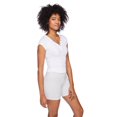thumbnail image 4 of No Boundaries Women's Rib Henley Tee, 4 of 6