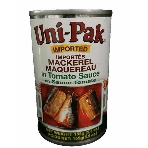 Uni-Pak Mackerel in Tomato Sauce , 155g, Contains: Fish
