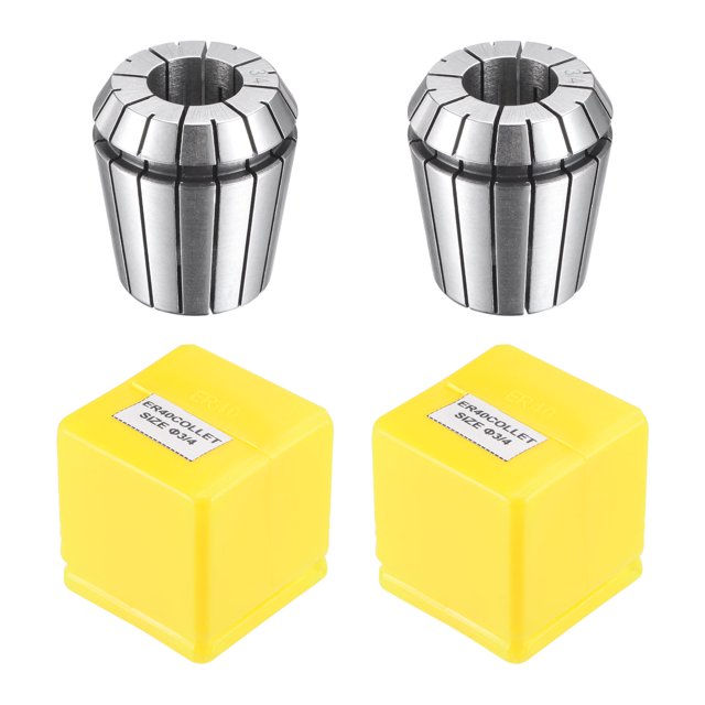 Unique Bargains ER40 Spring Collet, Mandrin 3/4 Pieds pour Machine de Gravure CNC Outil de Fraisage 2 Pack