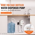 thumbnail image 2 of KFFKFF Water Pump Dispenser for 5 Gallon Bottles, Electric Drinking Water Pump System, Single Inlet, Suitable for Coffee/Tea Machines, Fridges, Ice Makers, 2 of 9