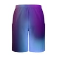 thumbnail image 5 of Cameland Large Size Shorts Men, Gradient Drawstring Elastic Waist Shorts Summer Casual Beach Quick Dry Shorts, 5 of 5