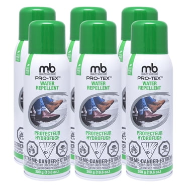 Moneysworth and Best Pro-Tex Protecteur Contre L'eau et les Taches 6PK, Protèger les Cuirs, les Suèdes, les Tissus et les Nubucks, 300g/10.5oz