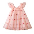 thumbnail image 1 of WEAIXIMIUNG Robes pour Filles Taille 14-16 Été Robe Sans Manches pour Fête de Vacances Robe de Danse Vêtements, 1 of 7