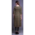 thumbnail image 3 of Bimba Kurtis Droits pour Femmes Longue Robe Kurti Imprimée Haut Indien à Manches 3/4, 3 of 6