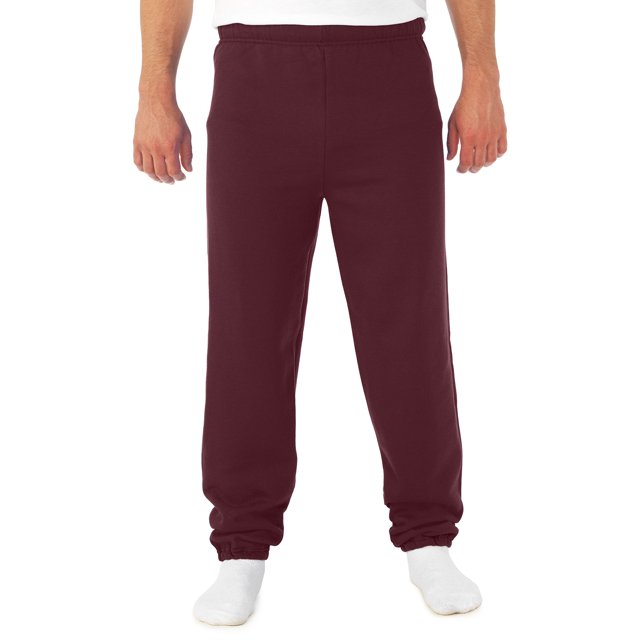 Jerzees Mens NuBlend Elastic Bottom Sweatpants, 3X, Maroon