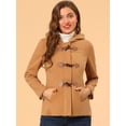 thumbnail image 2 of INSPIRE CHIC Duffle-coat Court à Capuchon pour Femme, 2 of 6