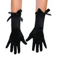 thumbnail image 1 of Girls' Black Long Gloves, 1 of 3