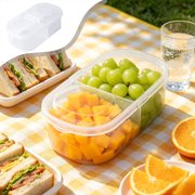 pstuiky Transparent Food Storage Containers for Home, Camping & Lunch Boxes Plastic Refrigerator Storage Containers, Pack of 1