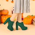 thumbnail image 2 of Unique Bargains Women's Platform Block Heel Lace Up Ankle Boots, 2 of 7