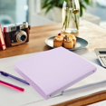 thumbnail image 3 of BRIGHTFUFU Loose Leaf Binders Binder Design Purple PP Document Organization 1Set, 3 of 8