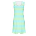thumbnail image 4 of Pisexur Robe Sans Manches à Col en V pour Femme Été Confort Mode Couleur Unie Poche Robe Sans Manches à Col en V Robe pour Femme, 4 of 5