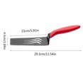 thumbnail image 3 of Oleegame 1PC Kitchen Utensils Set Stainless Steel Pizza Spatula Transfer Shovel Triangle Spatula Long Dish Spatula Frying Spatula Baked Pizza Transfer Tool, 3 of 4
