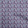 thumbnail image 1 of oneOone Cotton Cambric Purple Fabric Floral Sewing Craft Projects Fabric Prints By Yard 42 Inch Wide, 1 of 4