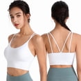 thumbnail image 2 of Woman Bras With String Quick Dry Shockproof Running Fitness Large Size Underwear, 2 of 9