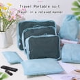 thumbnail image 4 of 7 Set Packing Cubes For Travel, Compression Luggage Organizers Set, Travel Packing Kit With Laundry Bag & Shoes Bag, 4 of 7