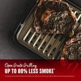 thumbnail image 2 of George Foreman GFS0090SB Open Grate Smokeless Grill, Black, Family Size, 2 of 5