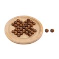 thumbnail image 1 of Esquirla Marble Solitaire Board Game Chess Marbles Game Board Brain Teaser Puzzles Living Diameter 135mm, 1 of 8