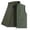 Army Green, variant on Men's Casual Solid Reversible Fleece Lined Waterproof Multi Pocket Outdoor Cargo Sleeveless Jacket