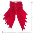 thumbnail image 1 of 6 Nœuds de Noël en velours rouge, 1 of 3