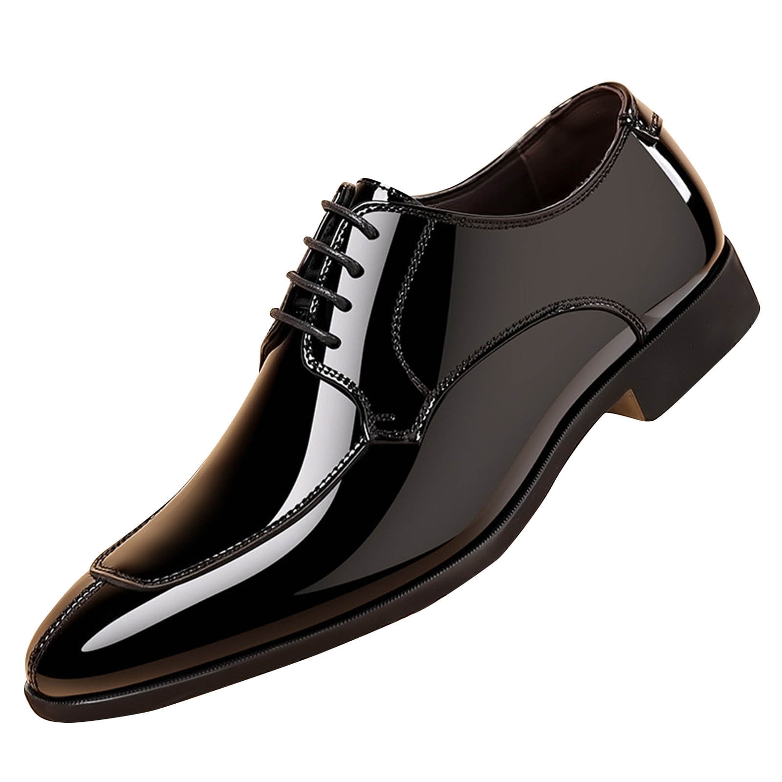 Mens Dress Shoes British Style Simplicity Pointy Toe Lace up 