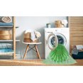 thumbnail image 2 of Ahgly Company Tapis Rond Lavable en Machine Intérieur Transitionnel Vert, 5 Pieds Rond, 2 of 7