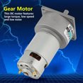 thumbnail image 1 of LAFGUR DC12V/24V 35W Micro DC Metal Gear Motor Speed Adjustable CW/CCW,DC Gear Motor,Motor, 1 of 8