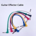 thumbnail image 4 of Maytalsory 6PCS Effect Pedal Cable Studio Shielding Electric Bass Cords Instrument Audio Wire Replacement Repair Metal Connector 30CM 1Set, 4 of 6
