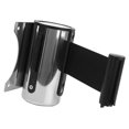 thumbnail image 4 of Barrière de File d'Attente de Sécurité 5 m Rétractable avec Bandes Fixation Murale Noire, 4 of 5